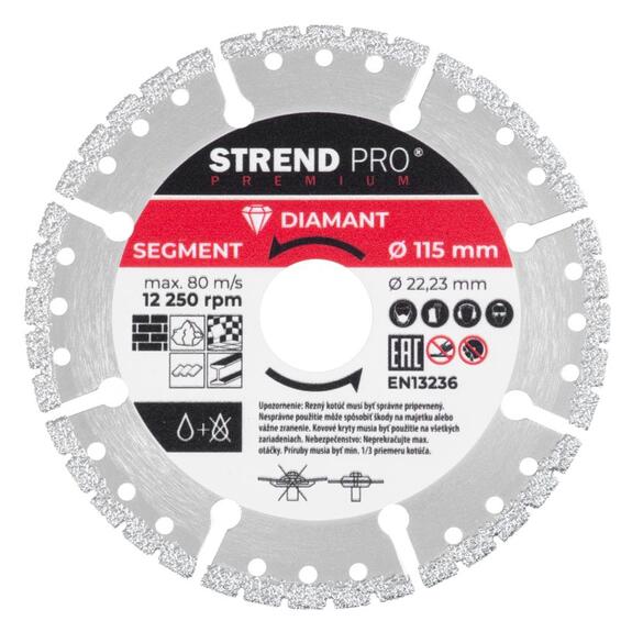 Strend Pro Premium Diamantový rezný multi kotúč 115 mm 2232042