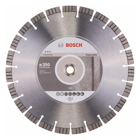 BOSCH Diamantový rezací kotúč Best for Concrete 350 x 20,00/25,40 x 3,2 x 15 mm  2.608.602.658