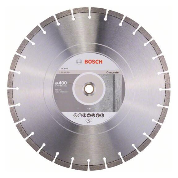 BOSCH Diamantový rezací kotúč Best for Concrete 400 x 20,00/25,40 x 3,2 x 12 mm  2.608.602.659