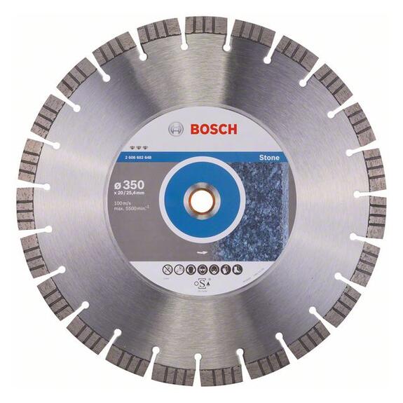 BOSCH Diamantový rezací kotúč Best for Stone 350 x 20,00/25,40 x 3,2 x 15 mm  2.608.602.648