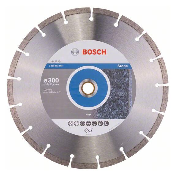 BOSCH Diamantový rezací kotúč Standard for Stone 300 x 20/25,40 x 3,1 x 10 mm  2.608.602.602