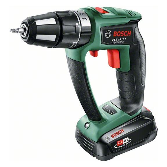 Bosch PSB 18 Li-2 Ergonomic Akumulátorový príklepový skrutkovač 06039B0300