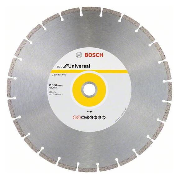 BOSCH Diamantový rezací kotúč ECO for Universal 350 x 25,4 x 3,2 x 8 mm  2.608.615.035