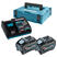 Makita SET Akumulátor 2xBL4050F XGT 40V 5Ah s nabíjačkou DC40R