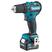 MAKITA DF332DSME Akumulátorový vŕtací skrutkovač 12V (2x4,0 Ah)